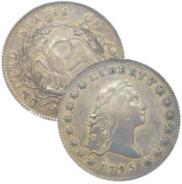 1795 Flowing Hair Silver Dollar