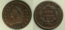 1810 Classic Head Large Cent