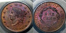 1820 Matron Head Large Cent