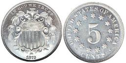 1873 Shield Nickel