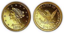 1879 Liberty Head Quarter Eagle