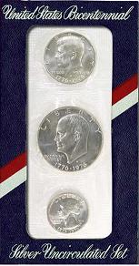 1976 Bicentennial Uncirculated Silver Set