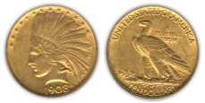 Indian Head Eagle - No Motto