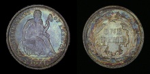 Liberty Seated Dime - Arrows at Date (1873-74)
