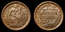 Liberty Seated Dime - Arrows at Date