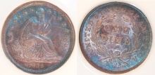 Liberty Seated Dime - No Drapery From Elbow