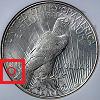 Peace Dollar Mintmark