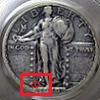 Standing Liberty Quarter Mintmark