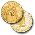 1986 W Statue of Liberty Commemorative Gold Five Dollar