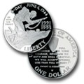 (1993) 1991-1995 W World War II Commemorative Silver Dollar