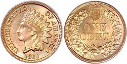 1860 Indian Head Penny