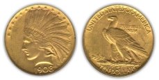 Indian Head Eagle - No Motto