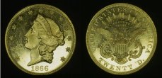 Liberty Head $20 Double Eagle - with motto