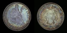 Liberty Seated Dime - Arrows at Date (1873-74)