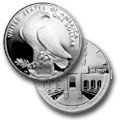 1984 S Los Angeles XXIII Olympiad Coliseum Commemorative Silver Dollar