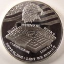 2001 September 11 Pentagon 1 ounce Silver Round