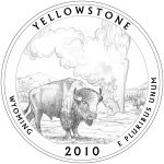 2010 Wyoming Quarter - Yellowstone National Park