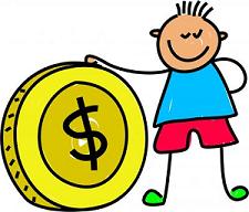 kid with coin