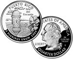 2009 S Puerto Rico Quarter Dollar 